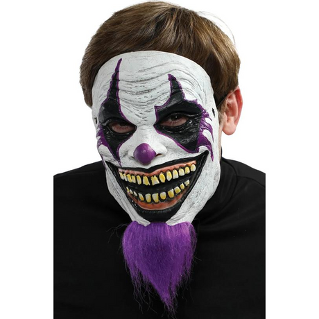 Adult Bearded Clown Mask