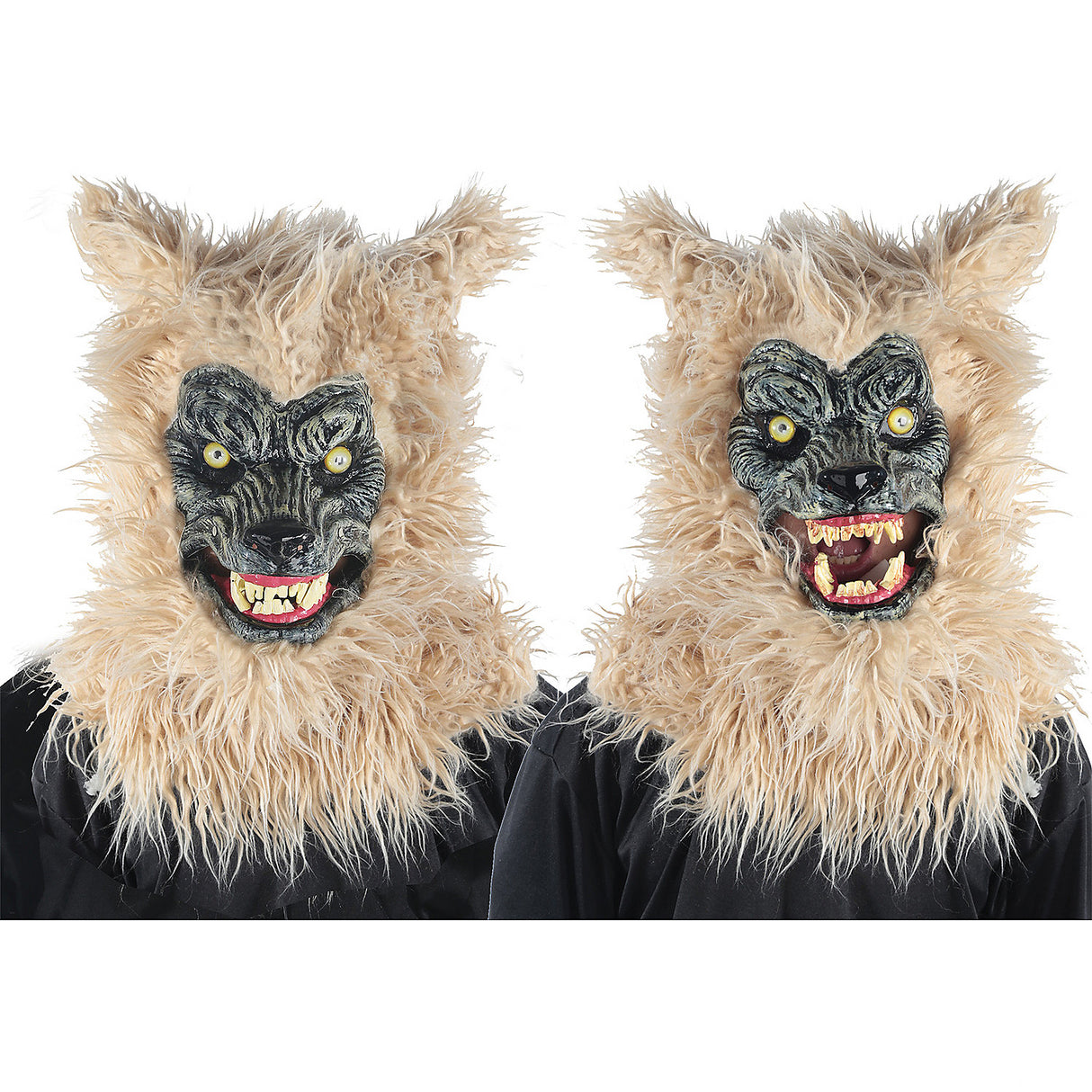 Animated Blonde Werewolf Mask for Halloween Parties Scary Events and Costume Contests