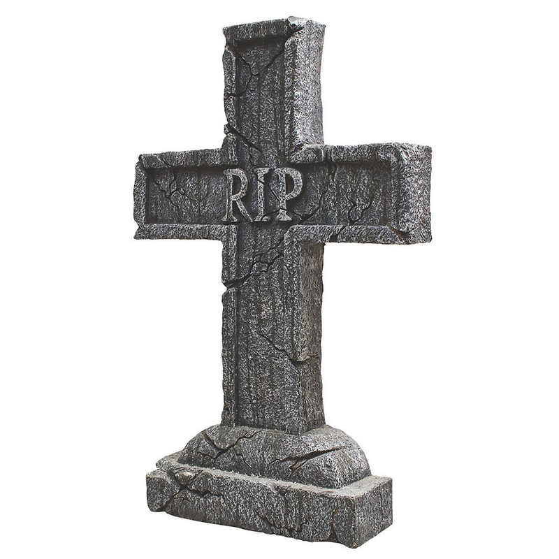 RIP Cross Tombstone