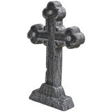 Realistic Celtic Cross Tombstone for Halloween Graveyard Decorations Outdoor Spooky Themes