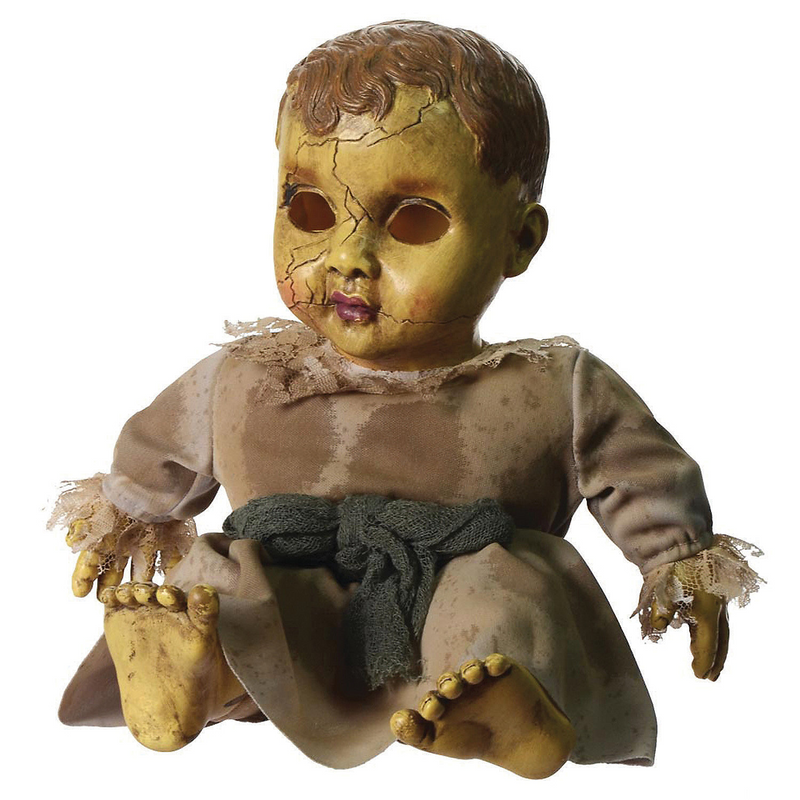 Spooky Haunted Doll with Sound for Halloween Decorations Parties and Haunted Houses