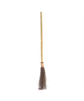 36" Witch Broom Straw Broom Collapsible Handle Halloween Prop
