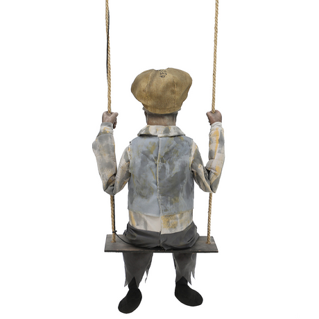 Swinging Skeletal Boy Prop