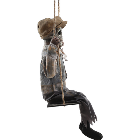 Swinging Skeletal Boy Prop