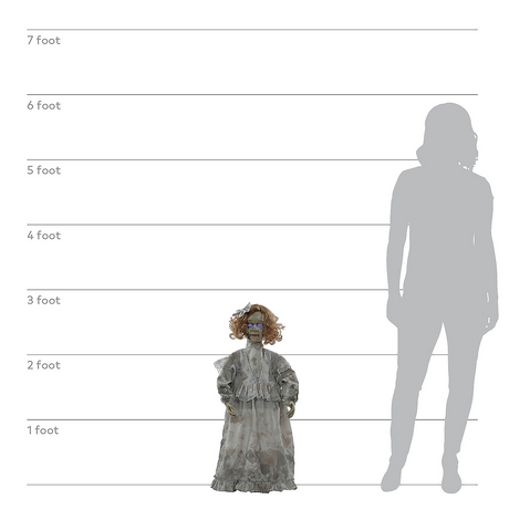 Animated Cracked Victorian Doll