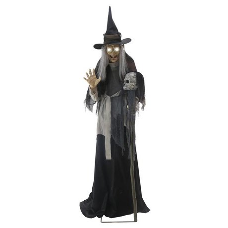 Animated Lunging Haggard Witch