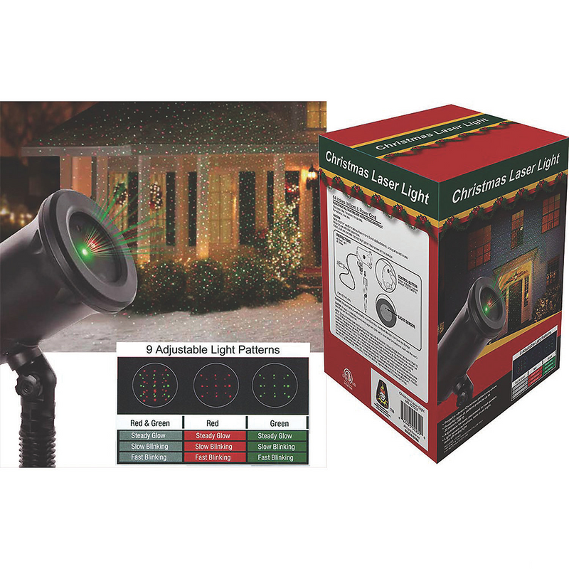 Decorative Christmas Laser Light Projector for Holiday Celebrations and Festive Decor