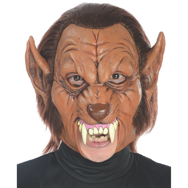 Frightening Latex Werewolf Mask for Halloween Costume Parties and Spooky Events