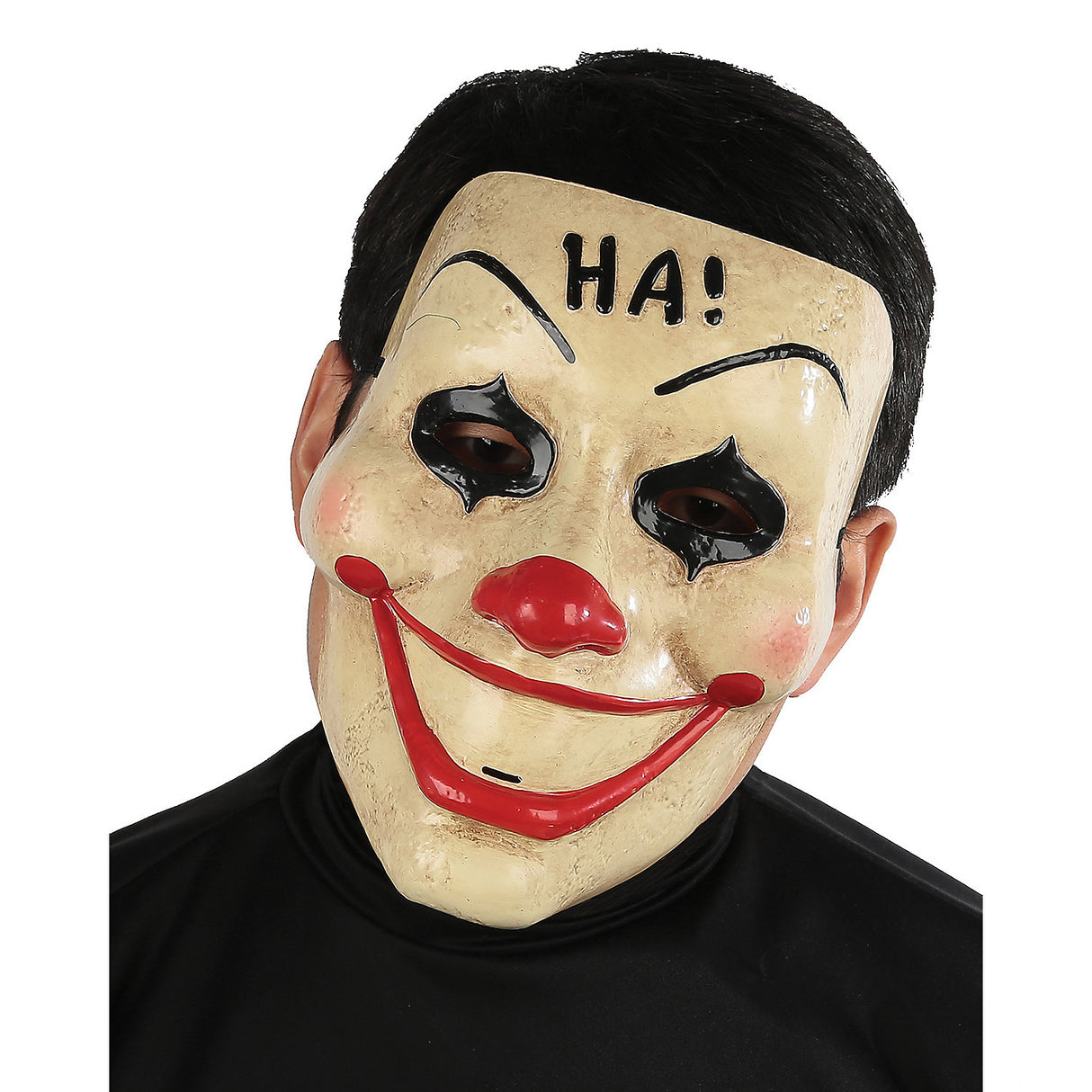 Vintage Ha Ha Ha Clown Mask for Halloween Parties and Scary Themed Events