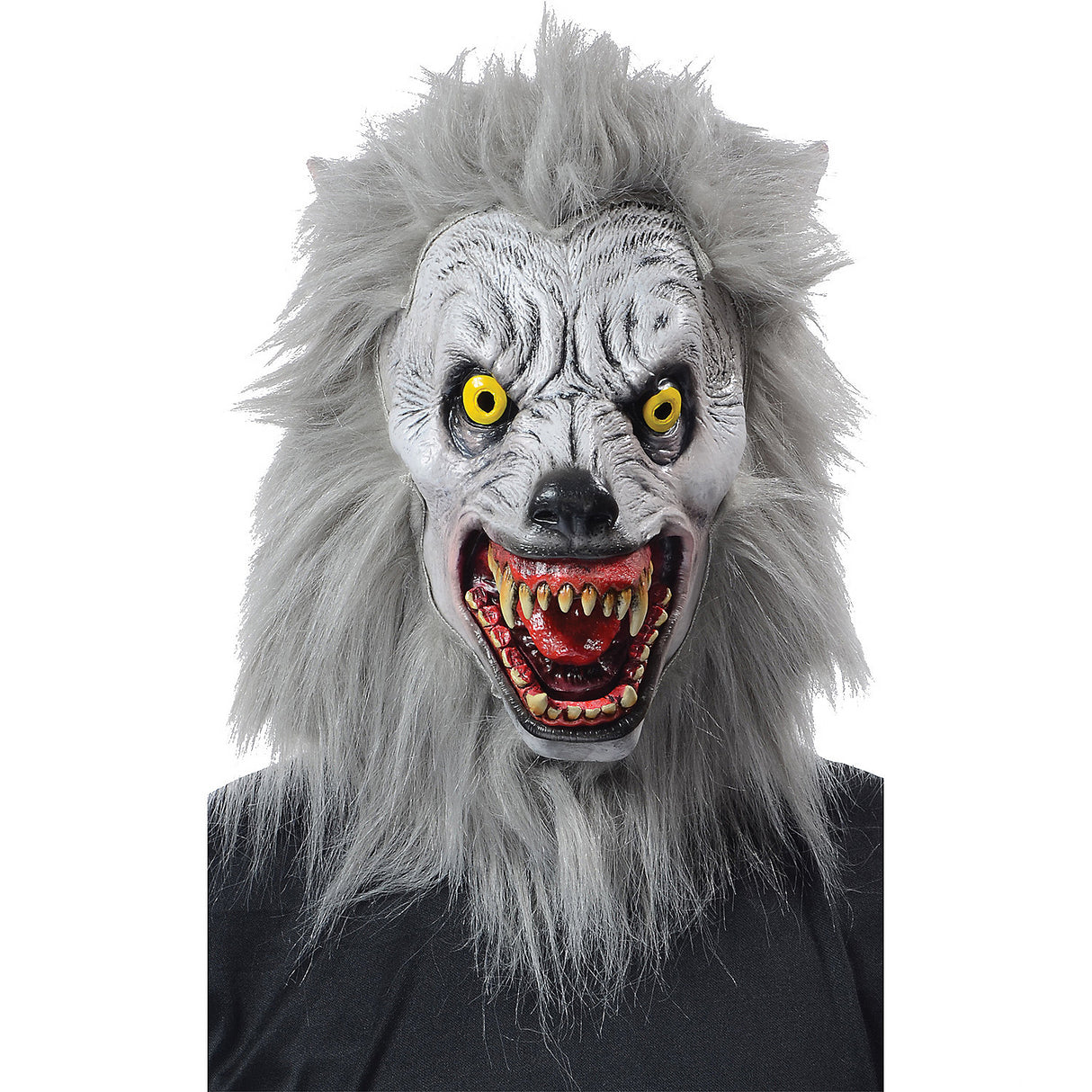 Premium Albino Werewolf Mask for Spooky Halloween Celebrations and Horror Movie Fans