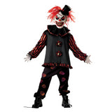 Creepy Carver The Clown Child Costume for Halloween Fun and Spooky Parties