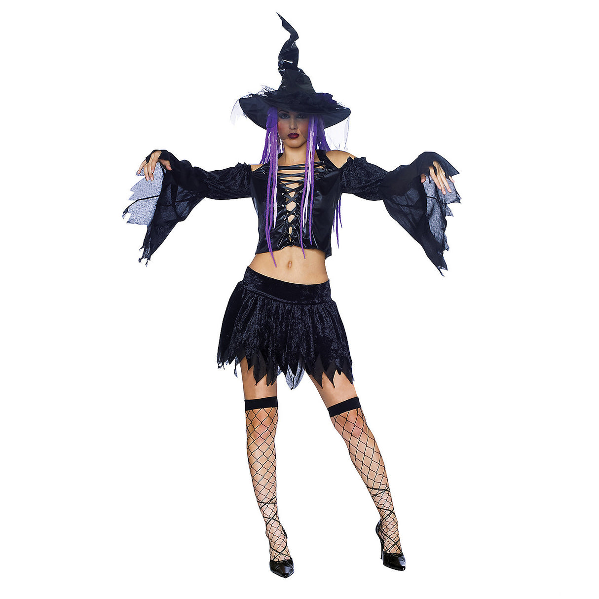 Enchanting Women's Nightmare Spellcaster Costume for Halloween Parties and Themed Celebrations