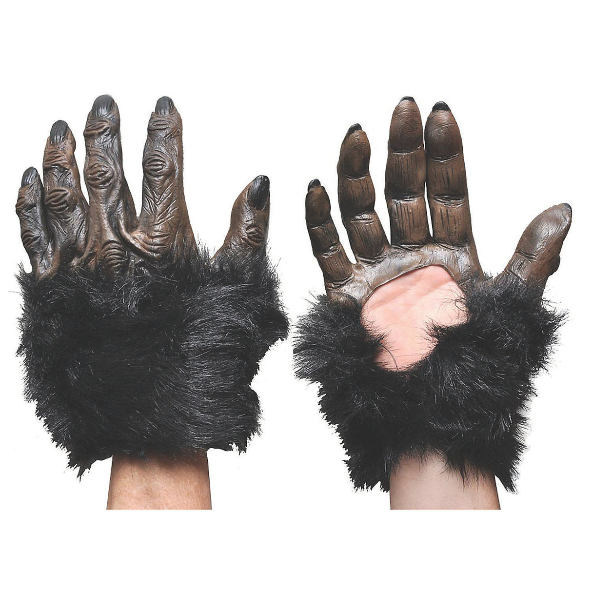 Realistic Gorilla Hands for Halloween Costume Finishing Touches and Themed Parties