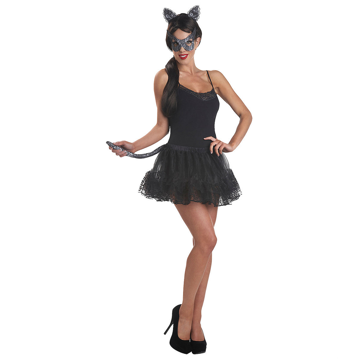 Charming Lace Kitty Accessory Set for Cat Lovers Halloween Cosplay and Costume Parties