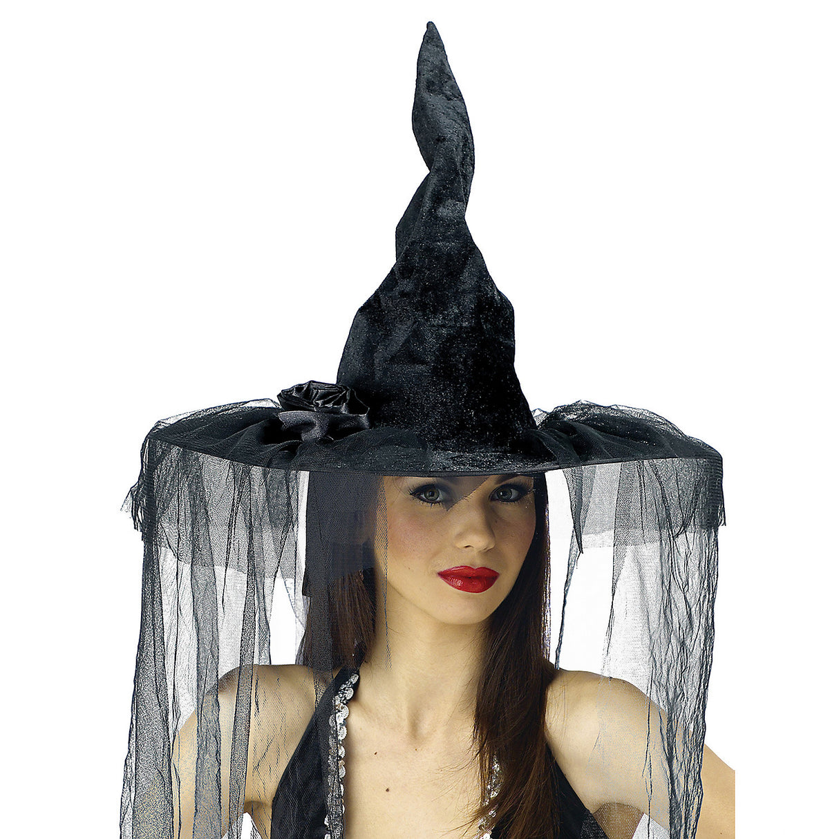 Deluxe Winding Witch Hat for Halloween Celebrations and Festive Events