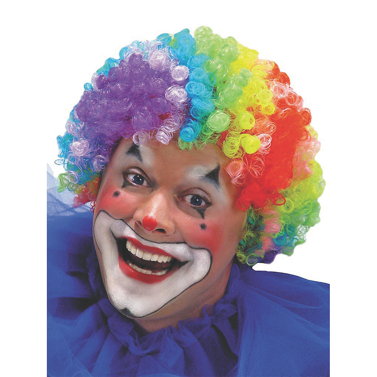 Vibrant Clown Wig for Halloween Parties and Costume Events