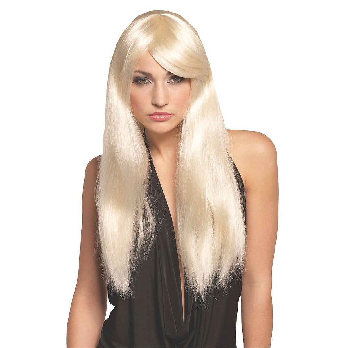 Long Blonde Wig for Halloween Costumes Theme Parties and Transformative Hairstyling
