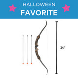 Kid Size Bow and Arrow Set for Creative Play Halloween Parties and Outdoor Adventures