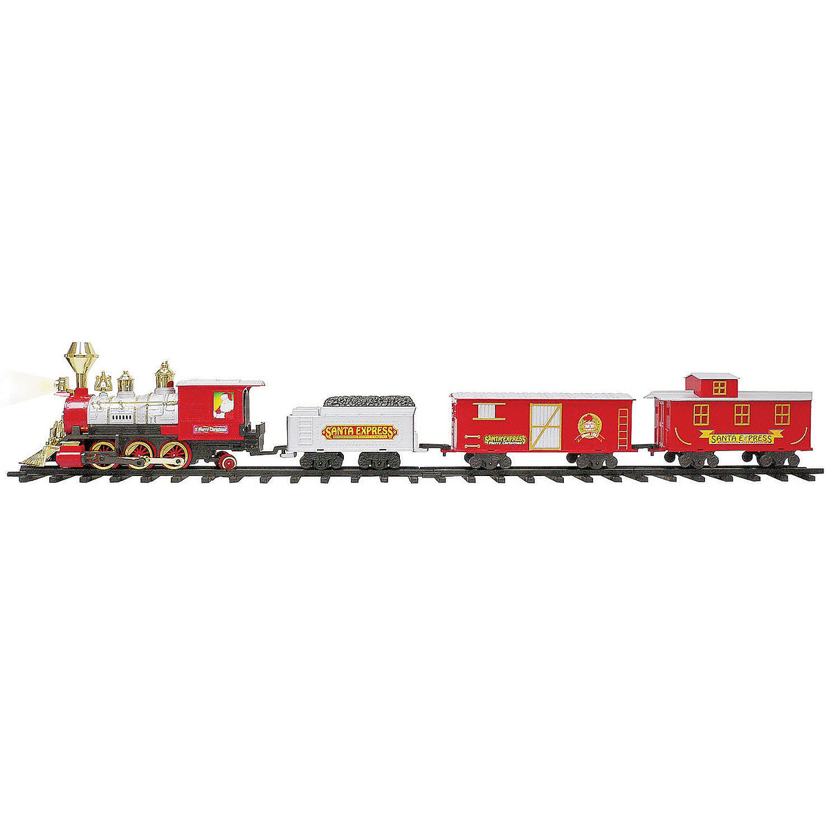 Santa's Jumbo Express Train for Christmas Holiday Decor Gift and Kids Festive Fun