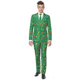 Novelty Christmas Tree Green Suit for Holiday Celebrations Halloween Parties and Festive Occasions