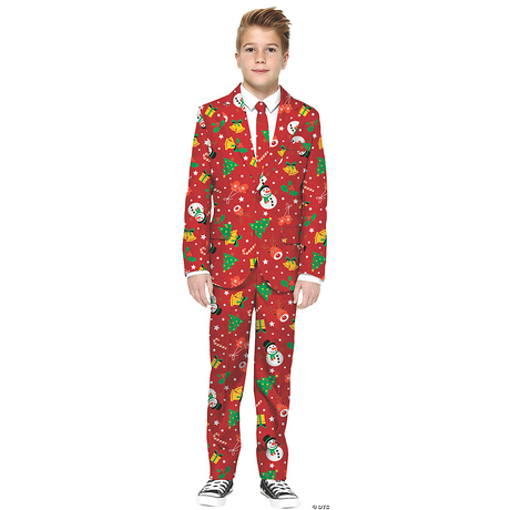 BOYS CHRISTMAS RED Costume