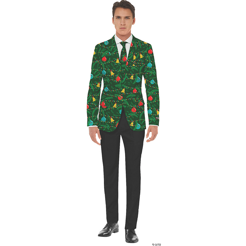 CHRISTMAS GRN JACKET/TIE