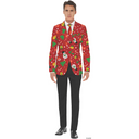 Christms Rd Icons Jackt/Tie Costume