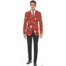 Christms Rd Icons Jackt/Tie Costume
