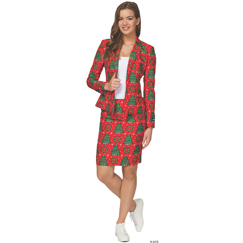 Women's Christmas tree holiday party costume