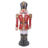 NUTCRACKER ANIMATED RED/WT 36in