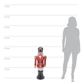 NUTCRACKER ANIMATED RED/BU 36in