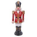 NUTCRACKER ANIMATED RED/BU 36in