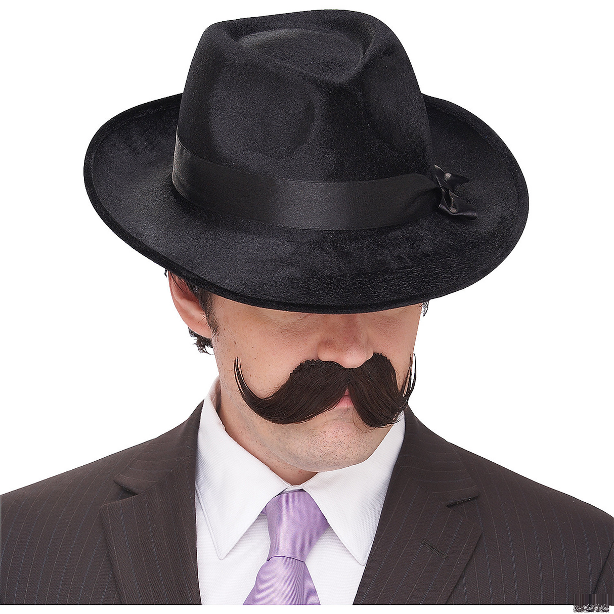 Brown Handle Bar Mustache