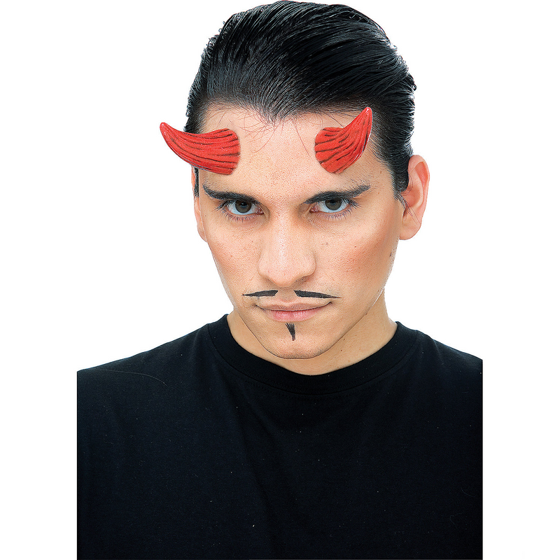 Latex Demon Horns Prosthetic Accessory for Halloween Costumes apparel product image