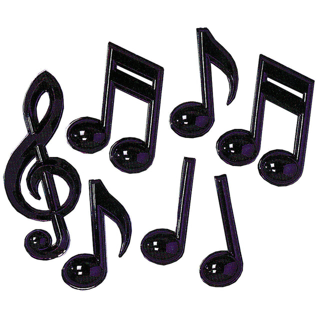 Music Notes Plastic Party Pack