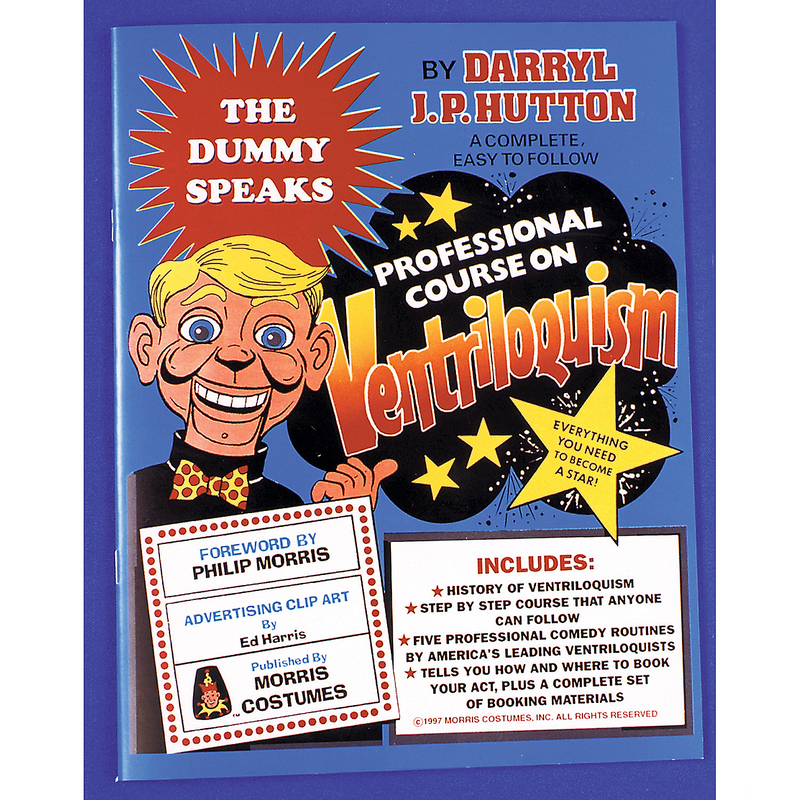 Dummy Speaks Book for Ventriloquism Routines and Puppetry Techniques