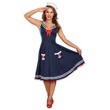 Charming Women's Sailor Costume for Halloween Parties and Group Costume Events