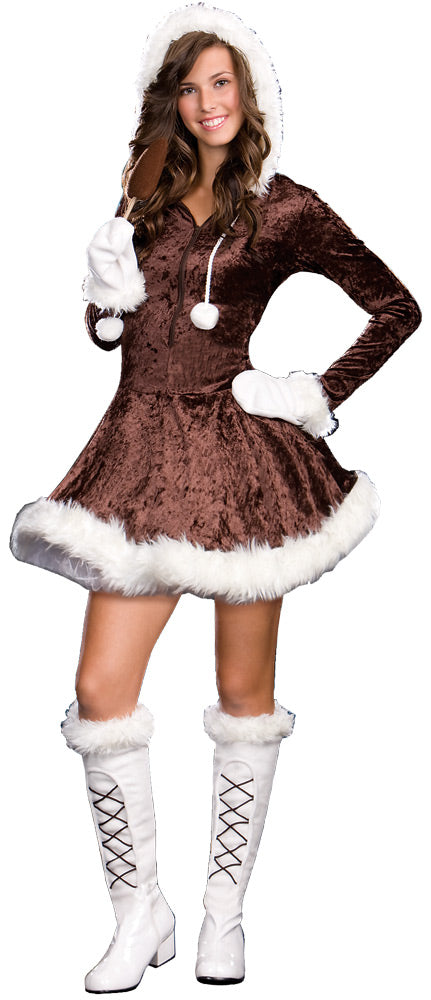Cute Eskimo Cutie Pie Jr Costume for Fun Holiday Events and Festive Dress-Up
