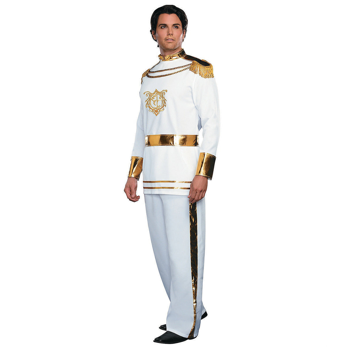 Elegant Men's Fairytale Prince Costume for Halloween Balls and Themed Parties