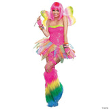 Colorful Women's Rainbow Fairy Costume for Halloween Parties and Trick or Treating Fun