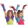 Sparkling Dance Craze Arm Warmers for Recitals and Halloween Dancer Costumes