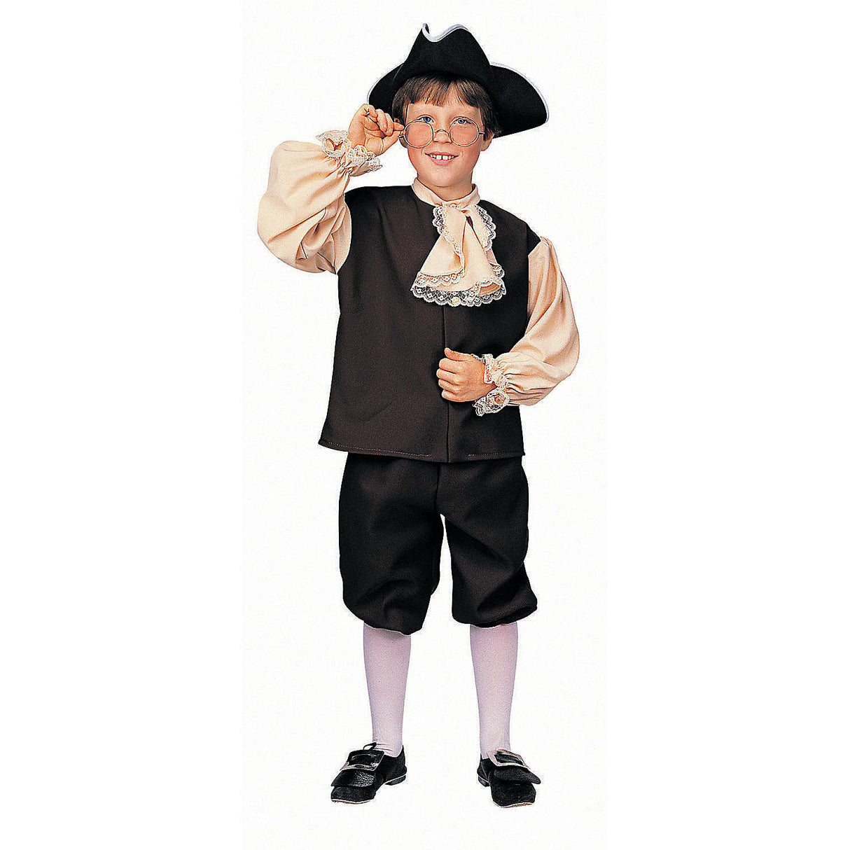 Colonial Boy Costume for Halloween Dress Up Parties and Historical Events