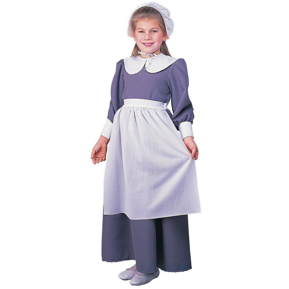 Charming Girl's Pilgrim Costume for School Dress Up Halloween and Costume Parties