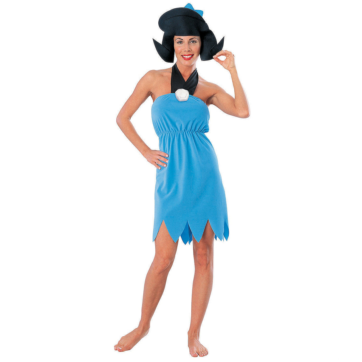 Stylish Women's Betty Rubble Costume for Halloween Parties and Themed Events