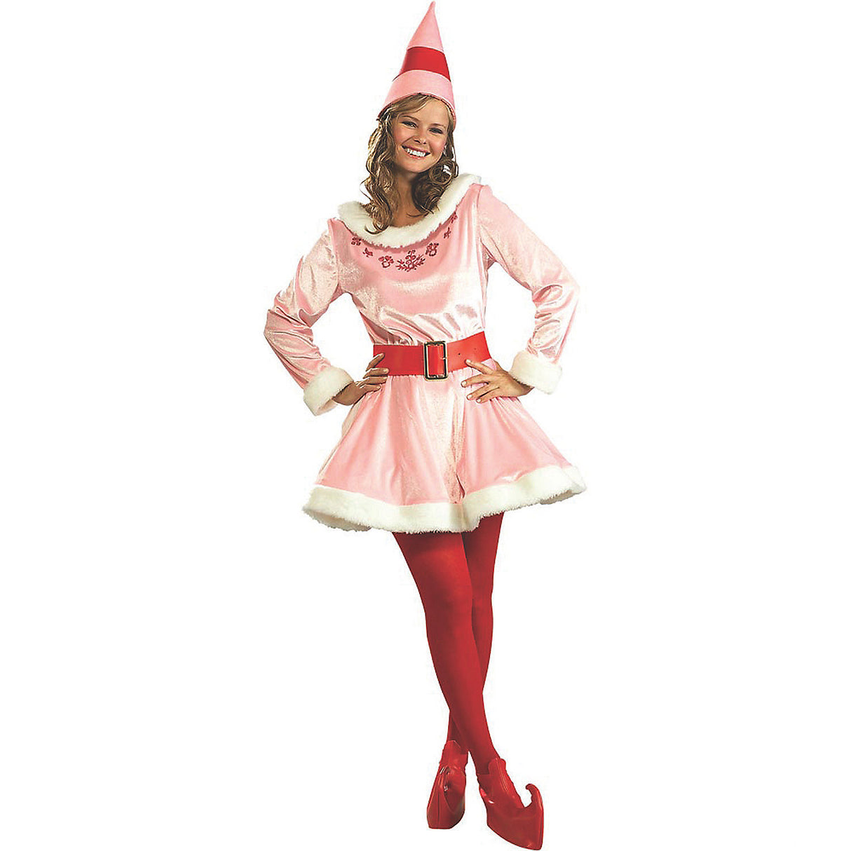Officially Licensed Women's Jovi Elf Costume for Halloween Parties Christmas Events and Themed Celebrations
