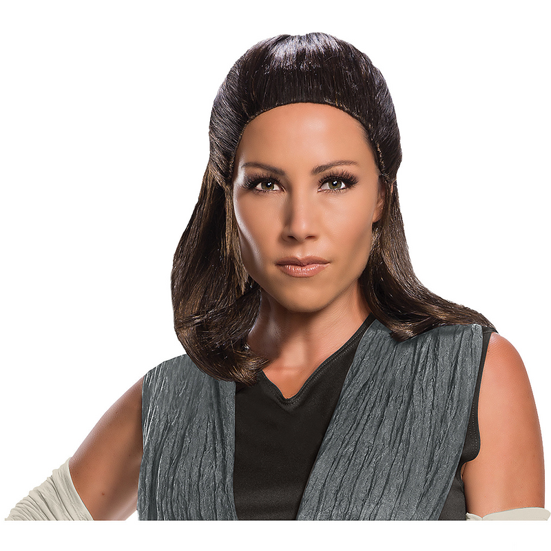 Authentic Rey Adult Wig from Star Wars The Last Jedi for Costume and Cosplay Events