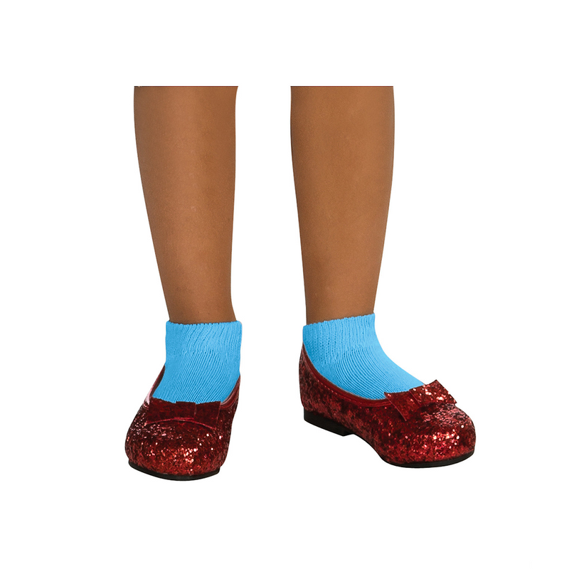 Charming Wizard Of Oz Dorothy Sequin Shoes for Kids Halloween Costumes and Themed Dress-Up