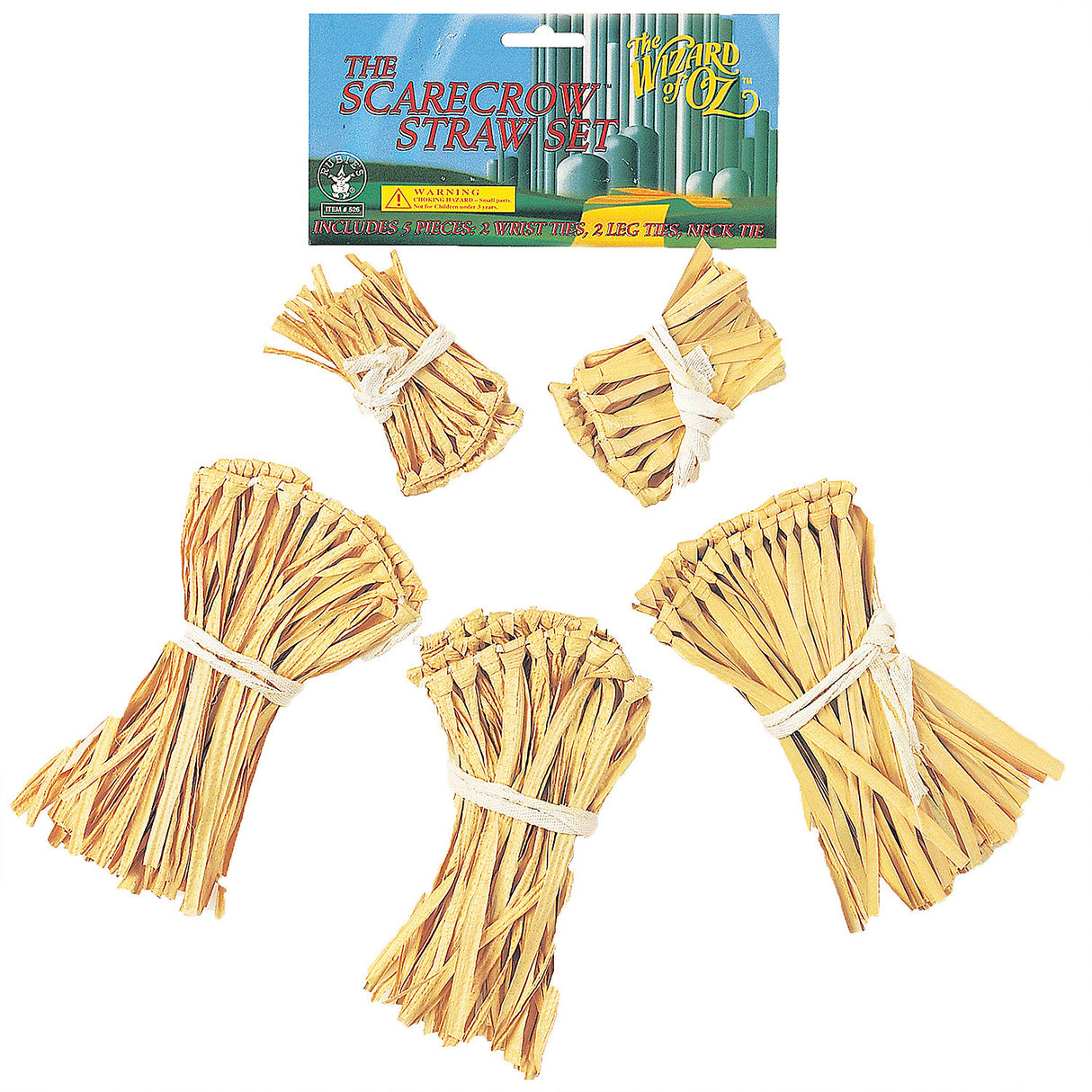 Realistic Wizard of OZ Scarecrow Straw Kit for Halloween Costumes and Themed Events