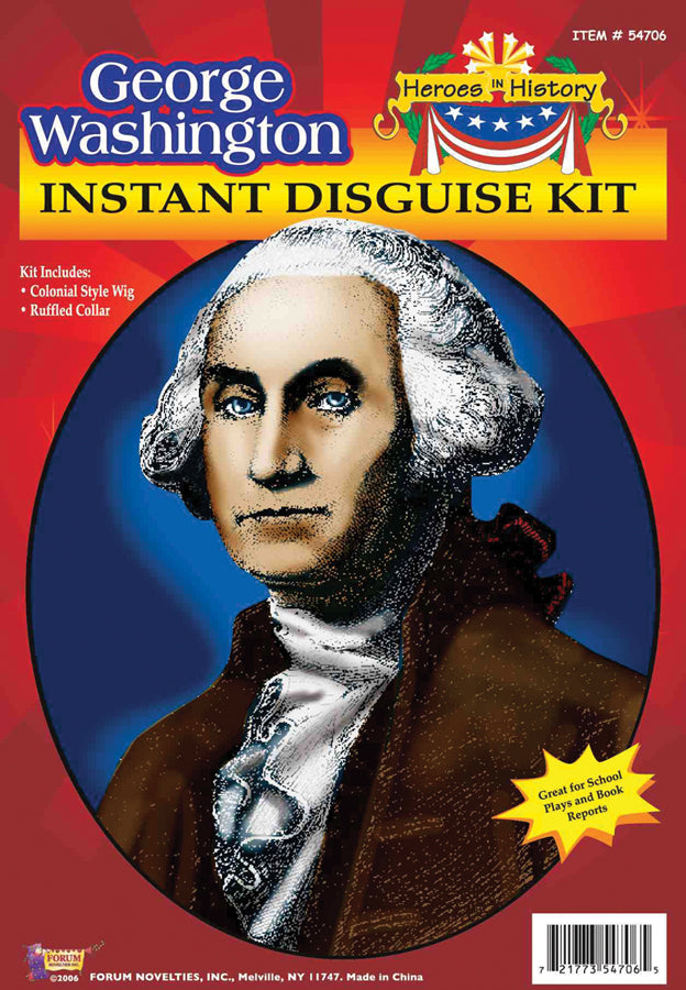 George Washington Accessory Kit for Halloween Themed Parties and Historical reenactments