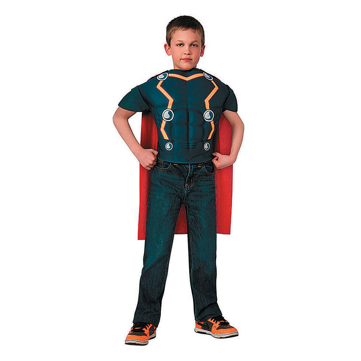 Boy's Thor Superhero Costume for Halloween Parties and Marvel Character Dress Up